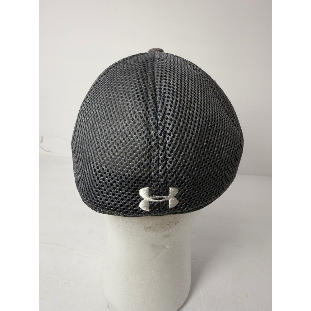 Under Armour Golf Mesh Back Stretch Fit Hat Gray MD/LG Baseball Cap - Picture 4 of 5
